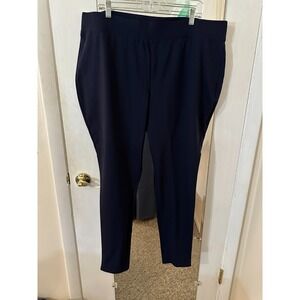Catherines Women's ~ Ponte Knit Legging ~ Navy ~ 3XWT, 26/28WT